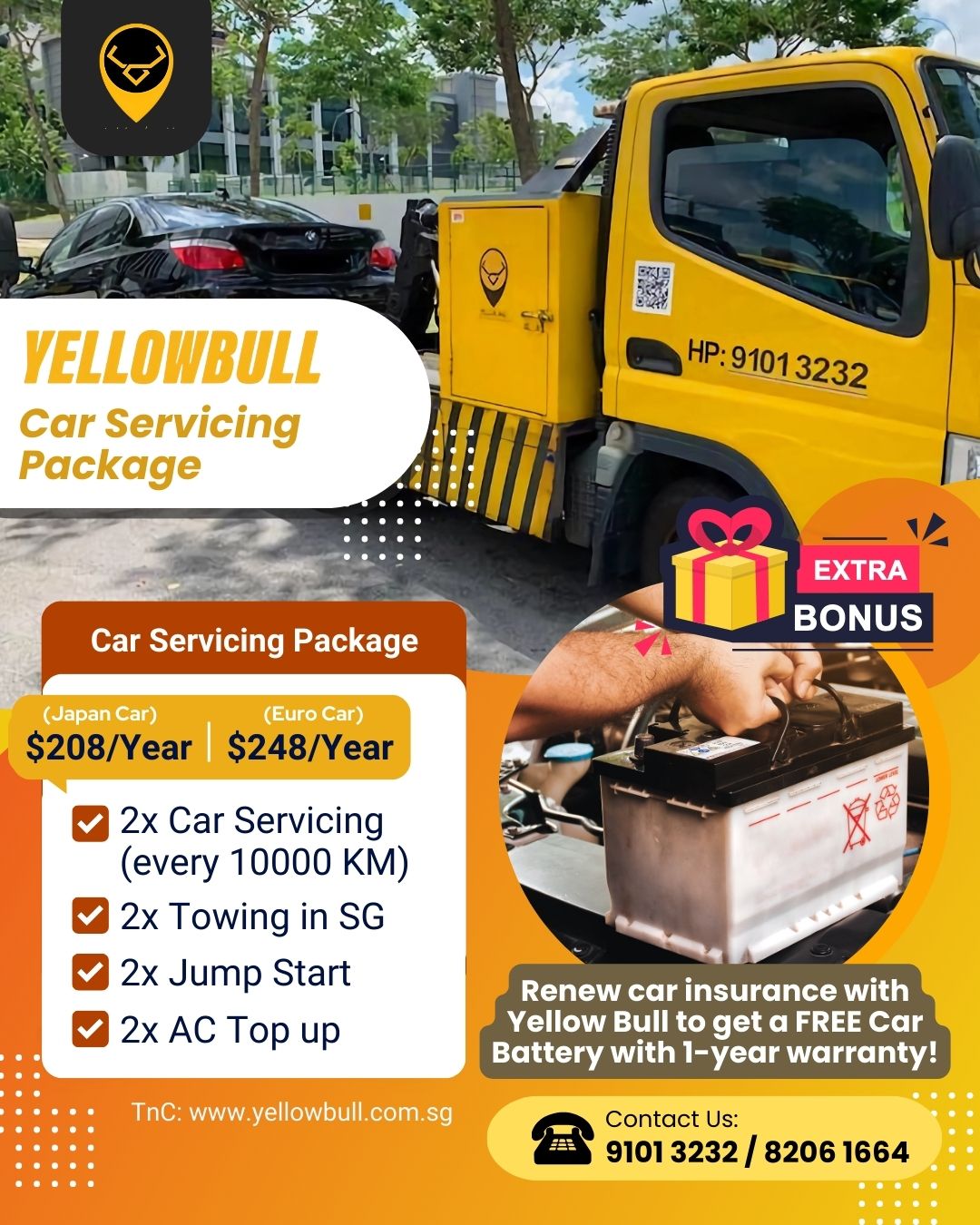 Car Servicing Package Poster.