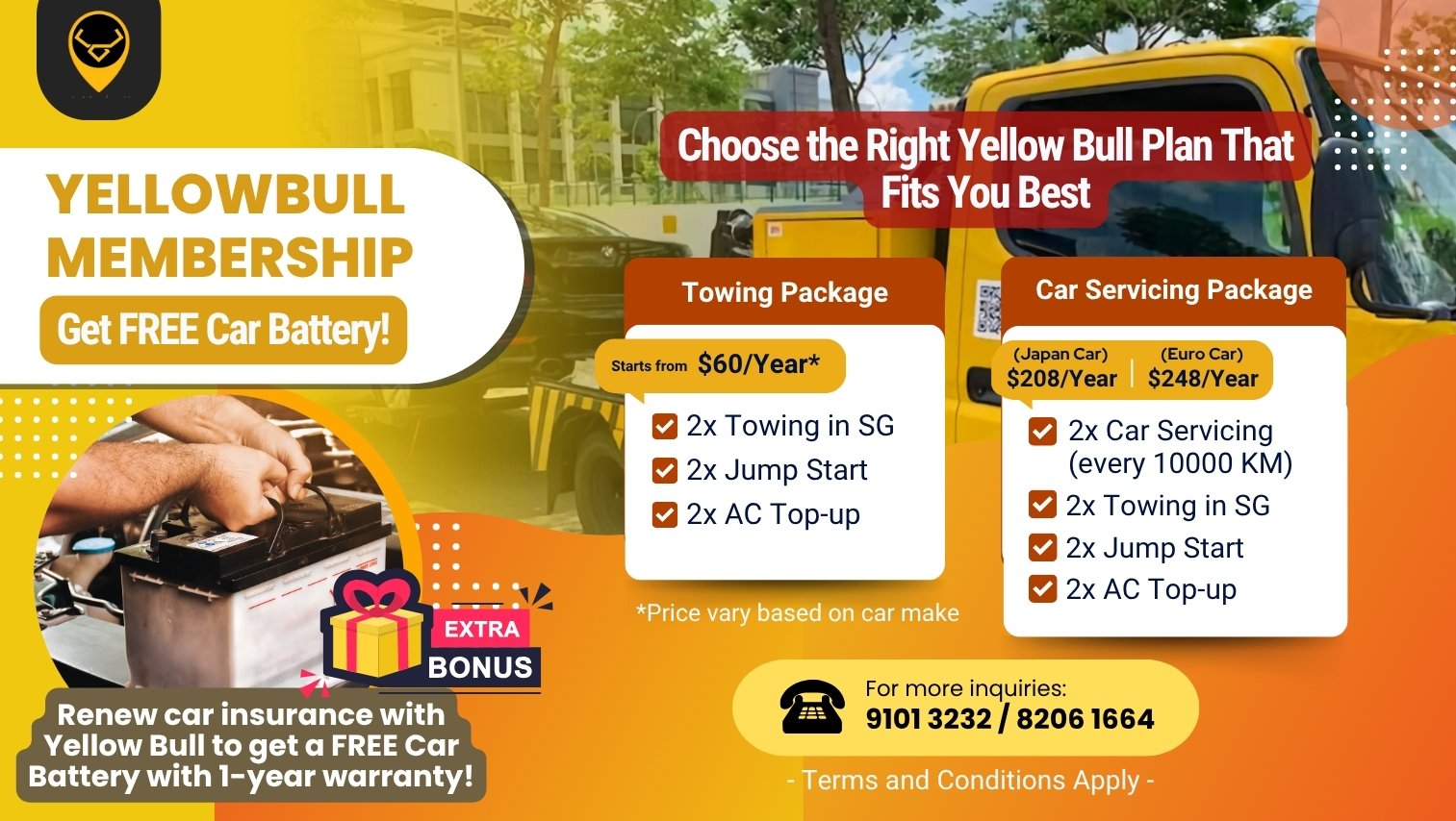 Yellow Bull Membership Package